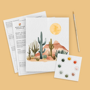Watercolor Kit, Desert Landscape