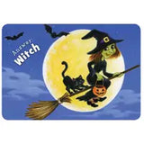 The Little Halloween Board Book by Sleeping Bear Press features a witch, broomstick, black cat, and moon—ideal for rhyming riddles!.