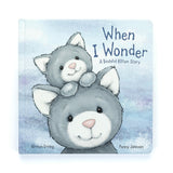 Jellycats When I Wonder Book by Kirsten Irving features two cute gray kittens—perfect for parent-child reading.