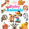 Disney Baby: Baby Animals, an illustrated board book by Random House, features charming Disney characters like one in blue overalls and a hat.