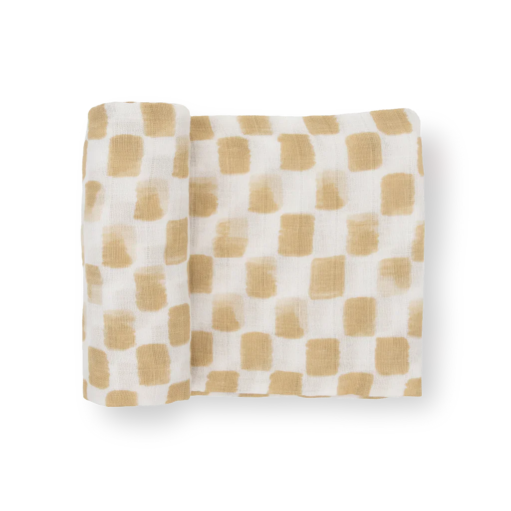 Cotton Swaddle, Adobe Checker