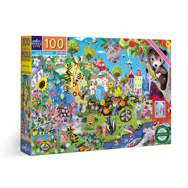 100 Piece Puzzle, Love of Bees