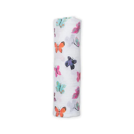 Cotton Swaddle, Butterfly