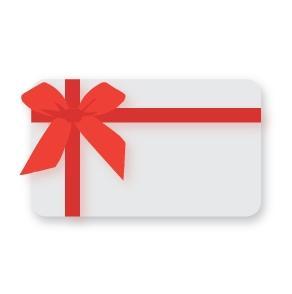 Zoolikins Gift Certificate featuring a red ribbon and bow.