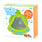 The Tobble Tones by Fat Brain Toy Co features a green triangle toy with a chime ball for sensory and motor skills. For ages 6m+.