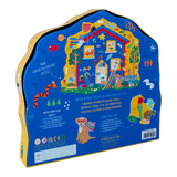 Floss and Rocks 80 Piece Pets Puzzle features a colorful animal-shaped box made from recycled materials, enhancing problem-solving skills.