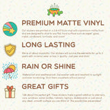 Turtle Soups Desert Moon Vinyl Sticker is premium matte, scratch-resistant, waterproof, weatherproof for 5 years—great gift!.