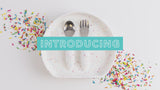 Video footage of children using items from Bumkins Vanilla Sprinkle collection, including Bumkins Silicone Grip Plate: Vanilla Sprinkle.