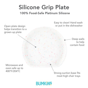 Silicone Grip Plate: Vanilla Sprinkle
