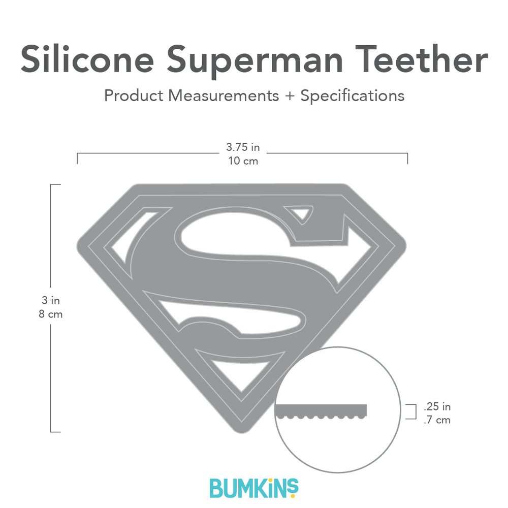 Silicone Teether: Superman