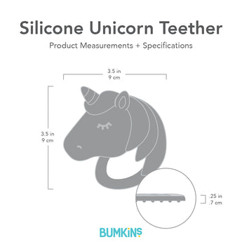 Bumkins Silicone Teether: Unicorn adds whimsy to your nursery with its non-toxic, silicone design.