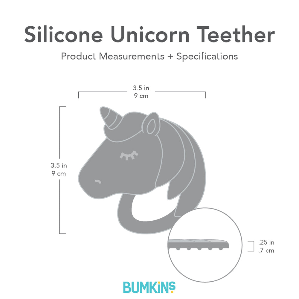 Silicone Teether: Unicorn