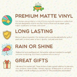 Turtle Soups We Stick Together Cacti vinyl stickers: Premium Matte, Waterproof & Long-lasting—perfect gifts, rain or shine!.