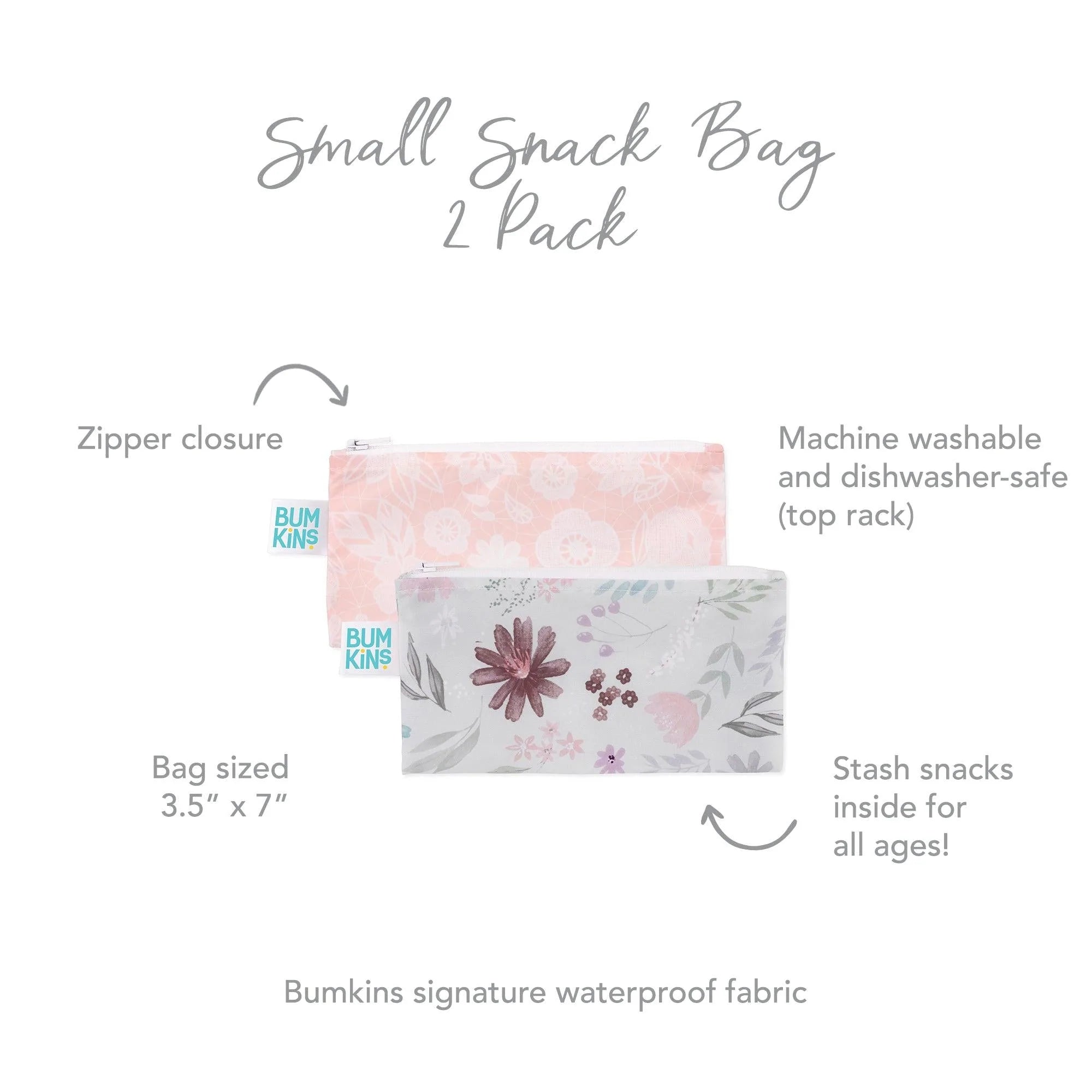 Snack Bags Christmas Australian Reusable Washable Ziplock Bag 