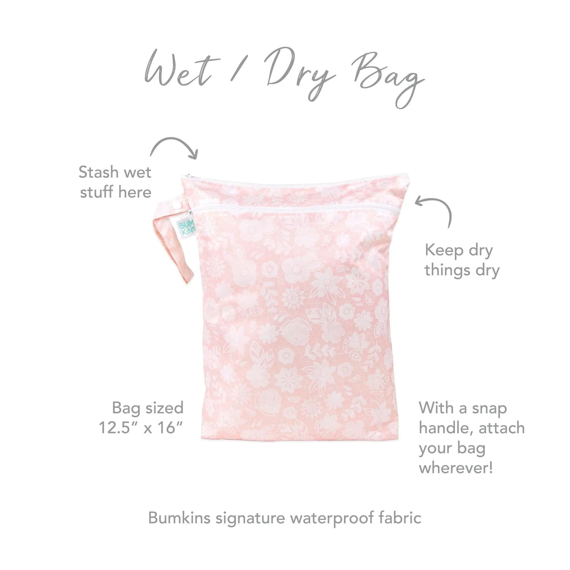Wet / Dry Bag: Lace - Bumkins