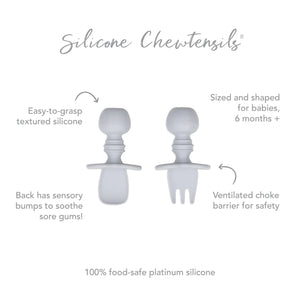 Silicone Chewtensils®: Gray - Bumkins