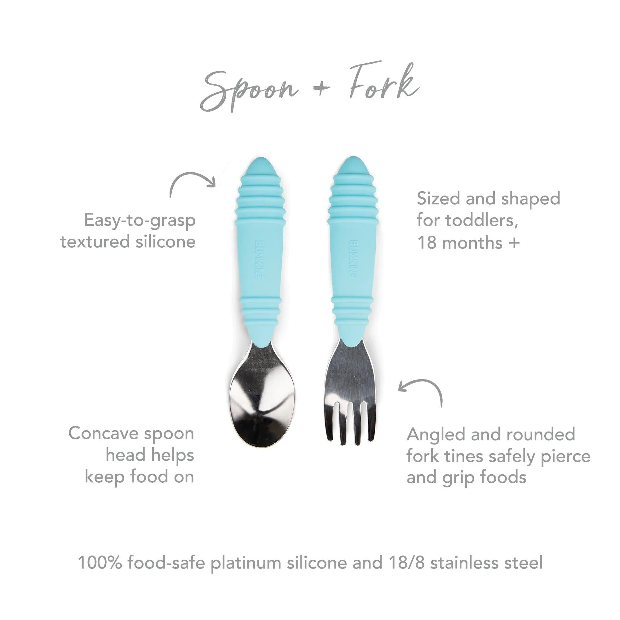 Spoon + Fork: Blue - Bumkins