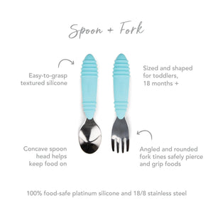 Spoon + Fork: Blue - Bumkins