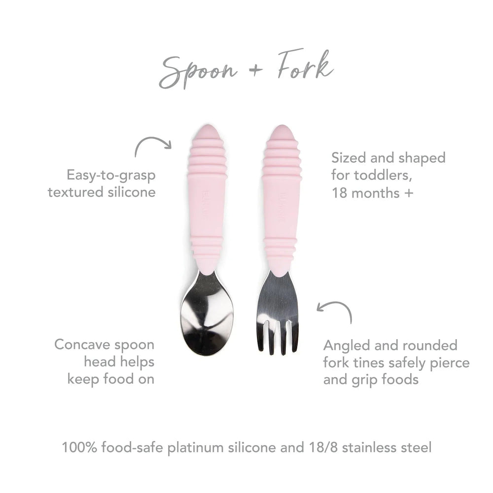 Spoon + Fork: Pink - Bumkins