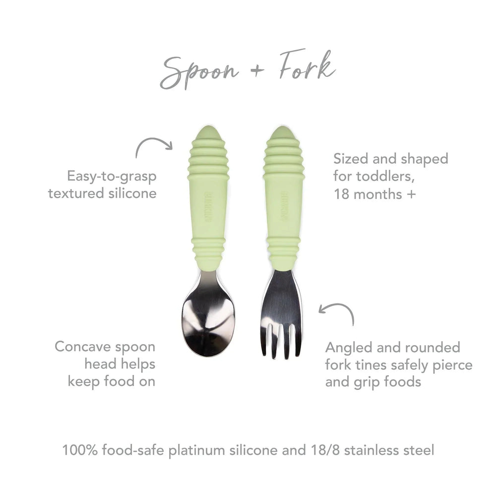 Spoon + Fork: Sage - Bumkins