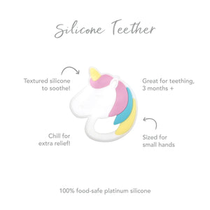 Silicone Teether: Unicorn - Bumkins
