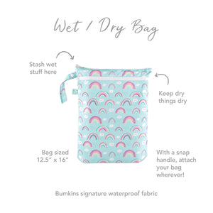 Wet / Dry Bag: Rainbows - Bumkins