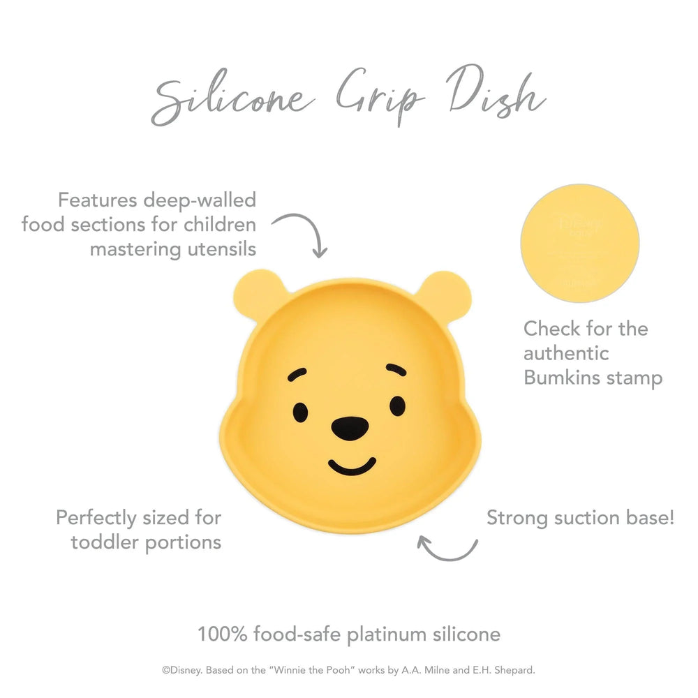 Silicone Grip Dish: Winnie The Pooh - Bumkins