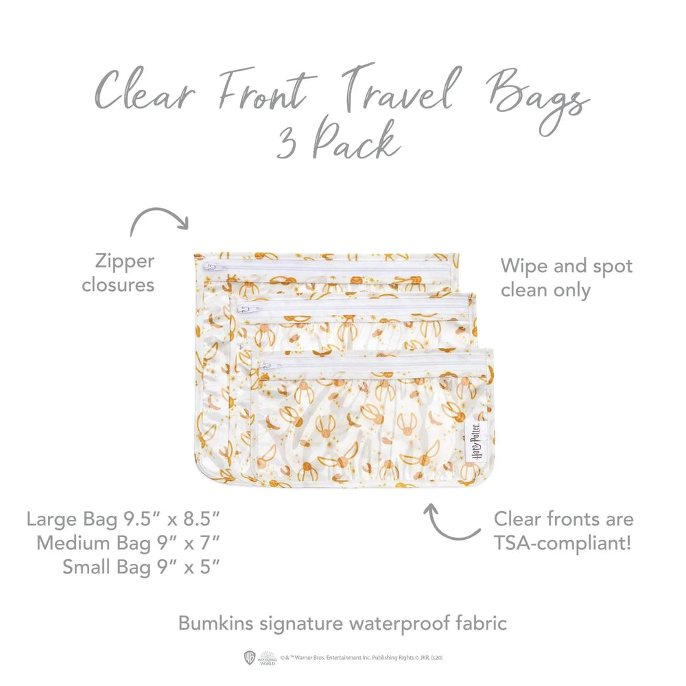 Clear Travel Bag 3-Pack: Snitch™ - Bumkins