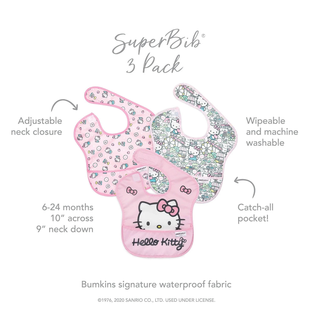 SuperBib® 3 Pack: Hello Kitty® - Bumkins