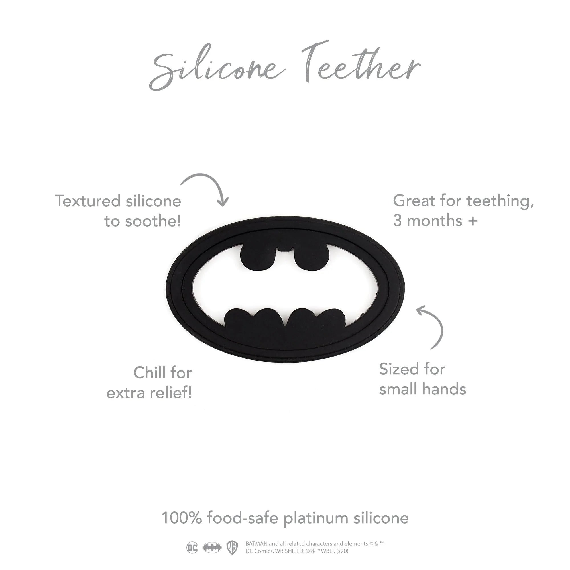 Silicone Teether: Batman - Bumkins