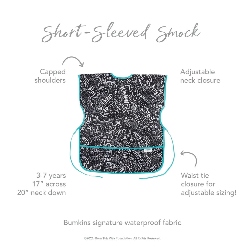 Short-Sleeved Art Smock: Be Kind - Bumkins