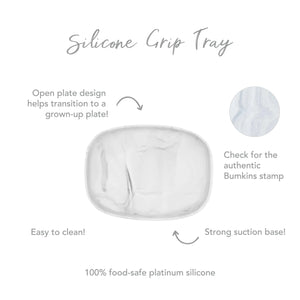 Silicone Grip Tray: Marble - Bumkins
