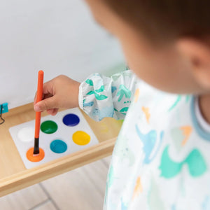 Long-Sleeved Art Smock: Dinosaurs - Bumkins