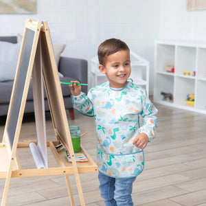 Long-Sleeved Art Smock: Dinosaurs - Bumkins