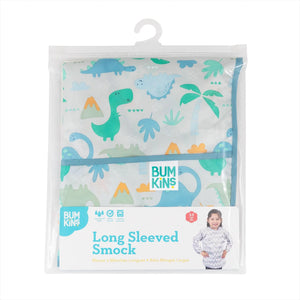 Long-Sleeved Art Smock: Dinosaurs - Bumkins