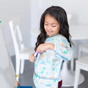 Long-Sleeved Art Smock: Dinosaurs - Bumkins