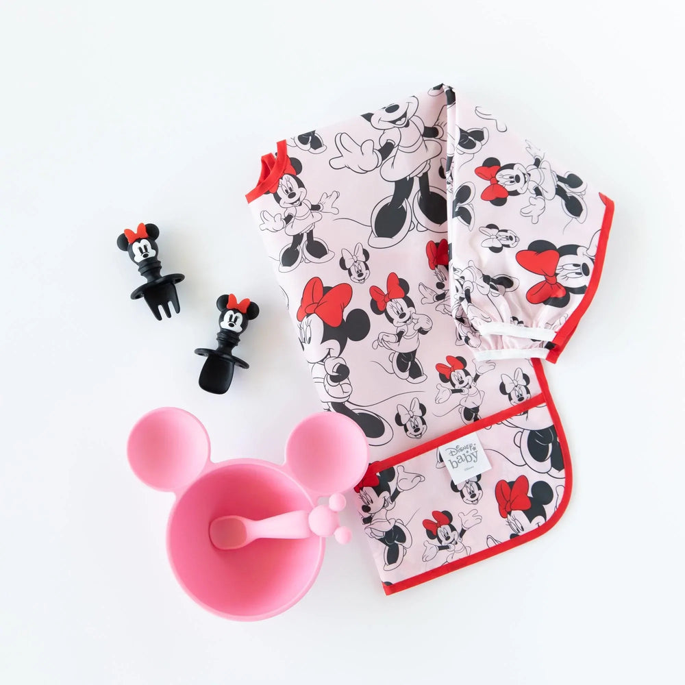 Silicone First Feeding Set: Minnie Mouse - Bumkins
