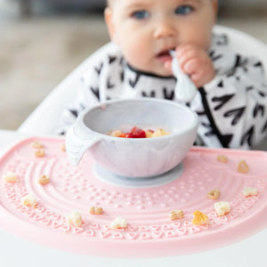 Silicone First Feeding Set: Marble - Bumkins
