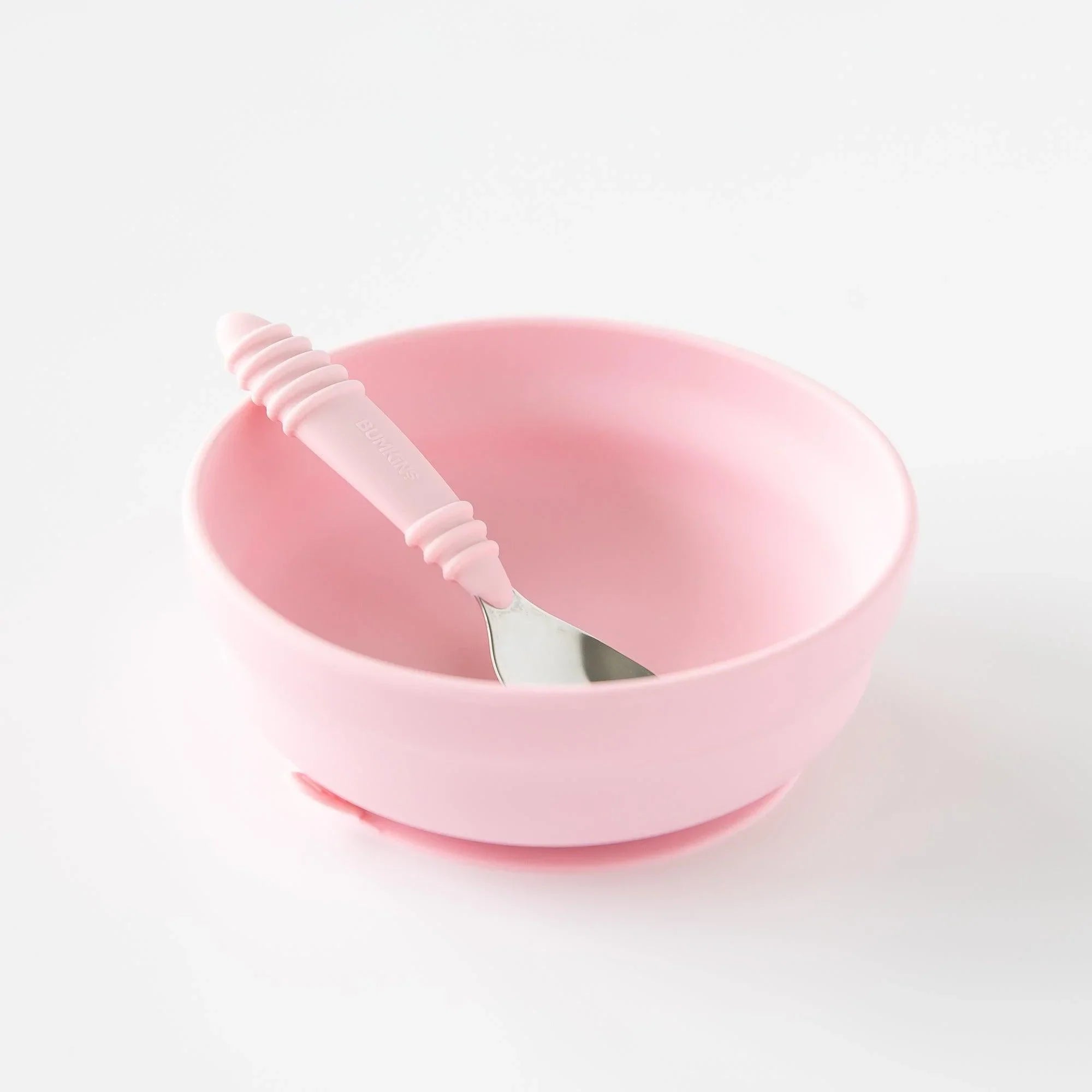 Silicone Grip Bowl: Pink - Bumkins