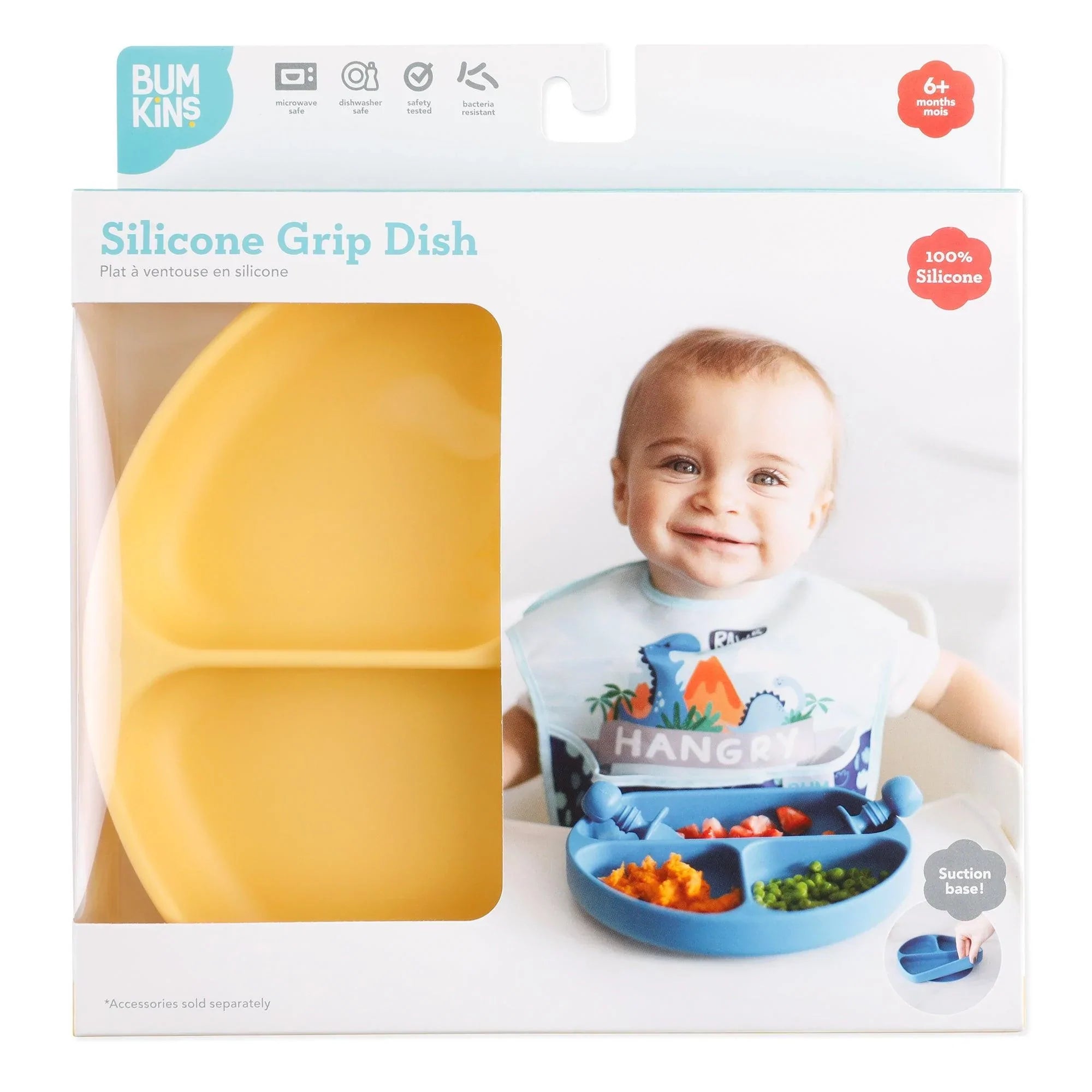 Bumkins Silicone Sensory Placemat, Baby Ages 6 Mos+ (Sage), Green