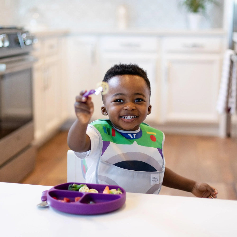 Silicone Grip Dish: Purple - Bumkins