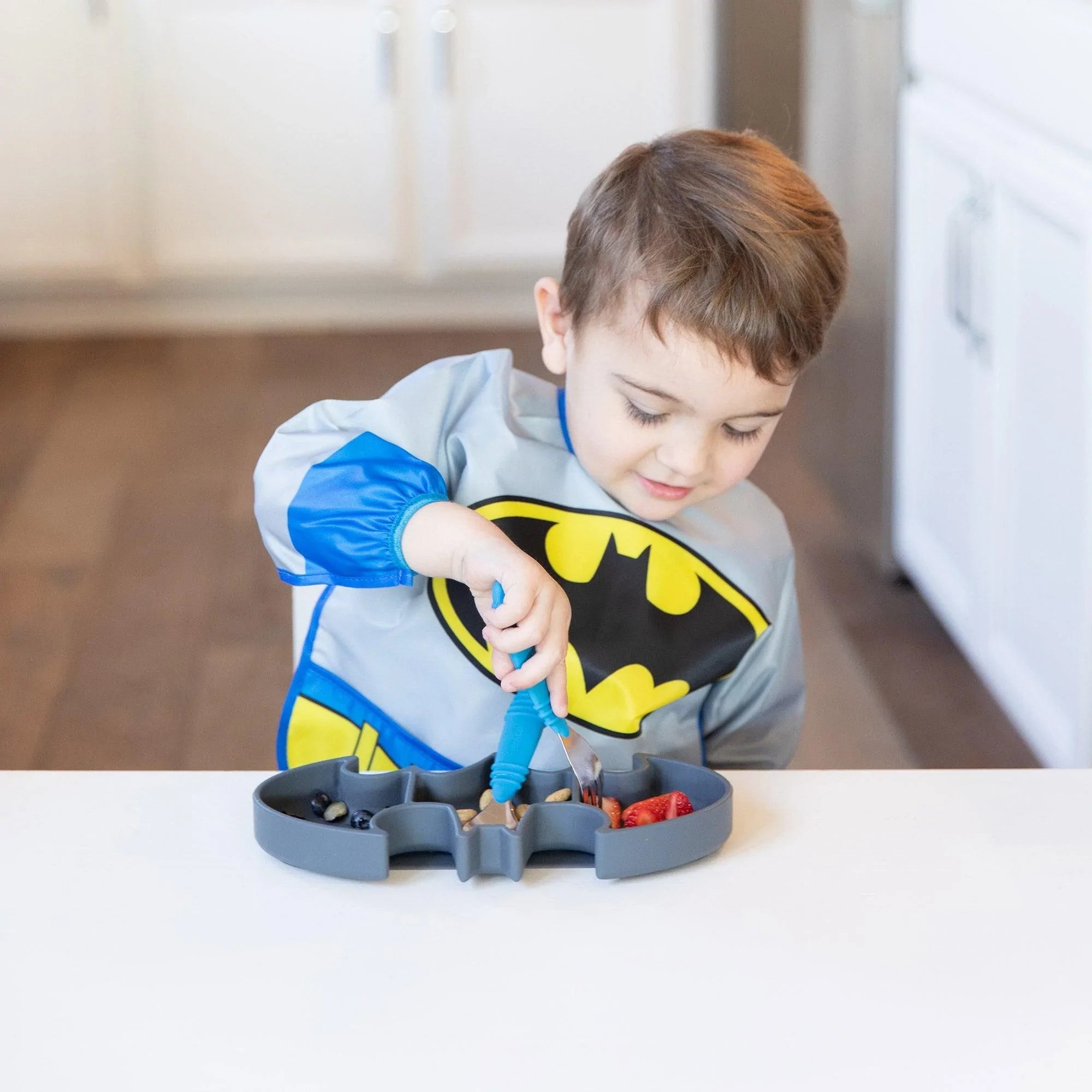 Silicone Suction Plate for Baby Toddler Batman Bumkins Baby