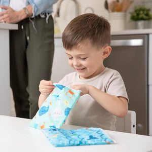 On-The-Go Bags Gift Set - Ocean Life & Whale Tail - Bumkins