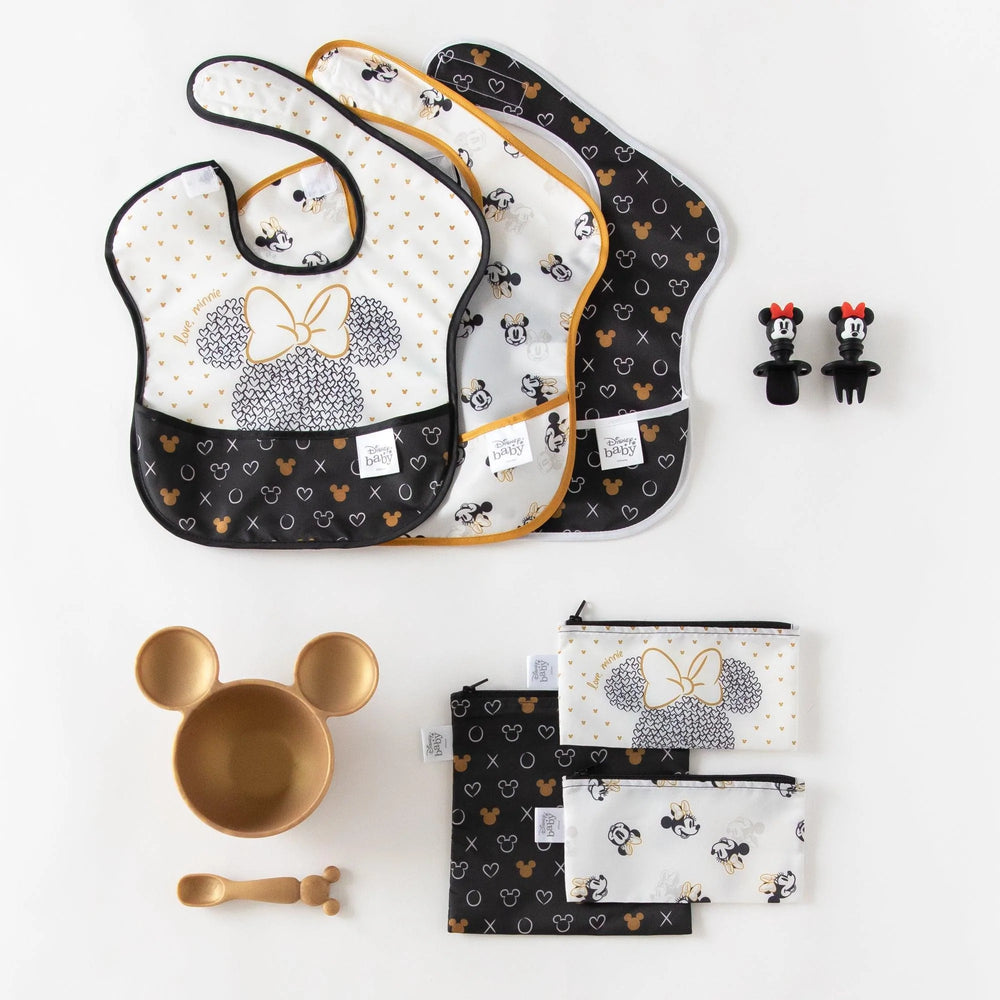 Disney Little Ones Gift Bundle: Minnie Mouse B&W - Bumkins