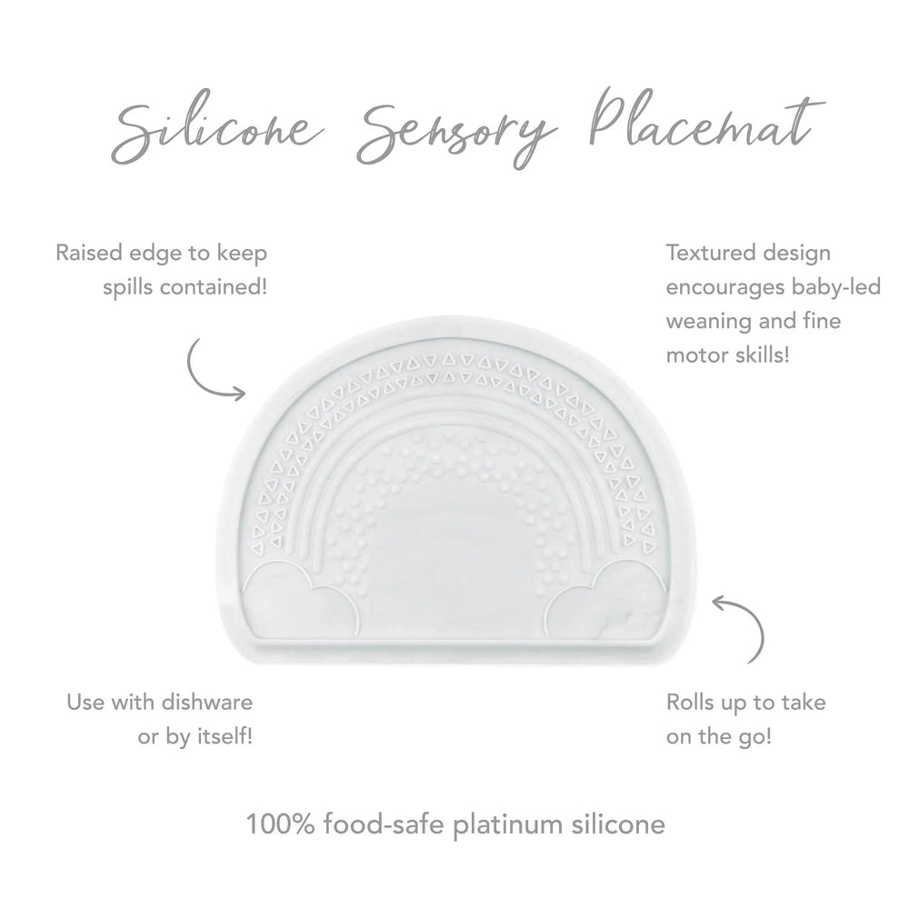Silicone Sensory Placemat: Marble - Bumkins