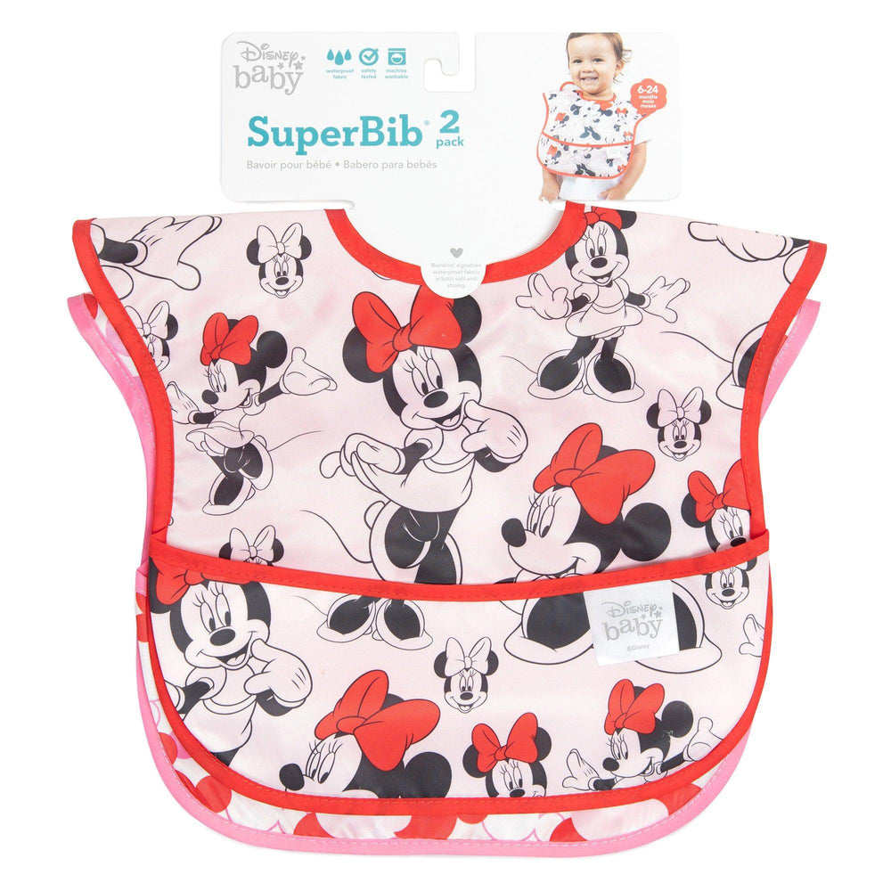 SuperBib® 2 Pack: Minnie Mouse Classic - Bumkins