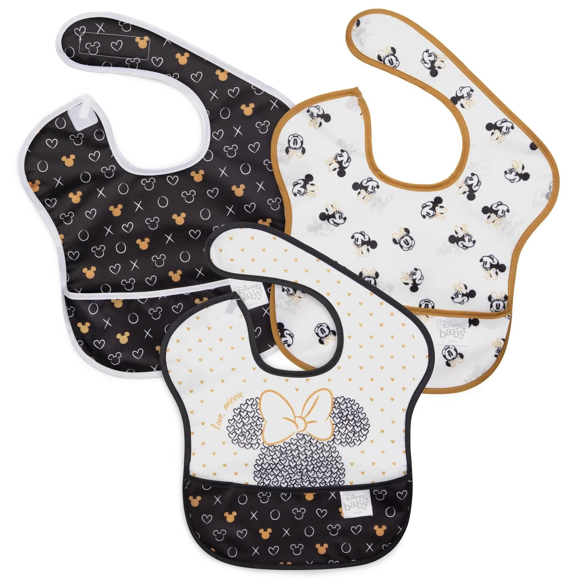 SuperBib® 3 Pack: Love, Minnie - Bumkins