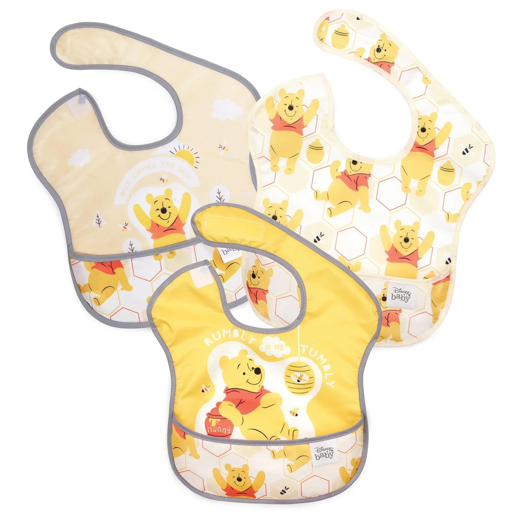 SuperBib® 3 Pack: Winnie the Pooh Hunny - Bumkins