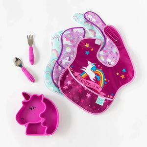SuperBib® 3 Pack: I Believe In Me, Unicorns, Rainbows - Bumkins