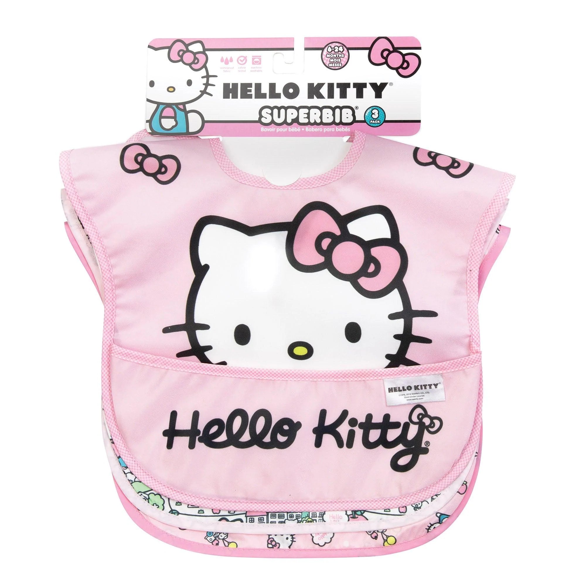 SuperBib® 3 Pack: Hello Kitty® - Bumkins